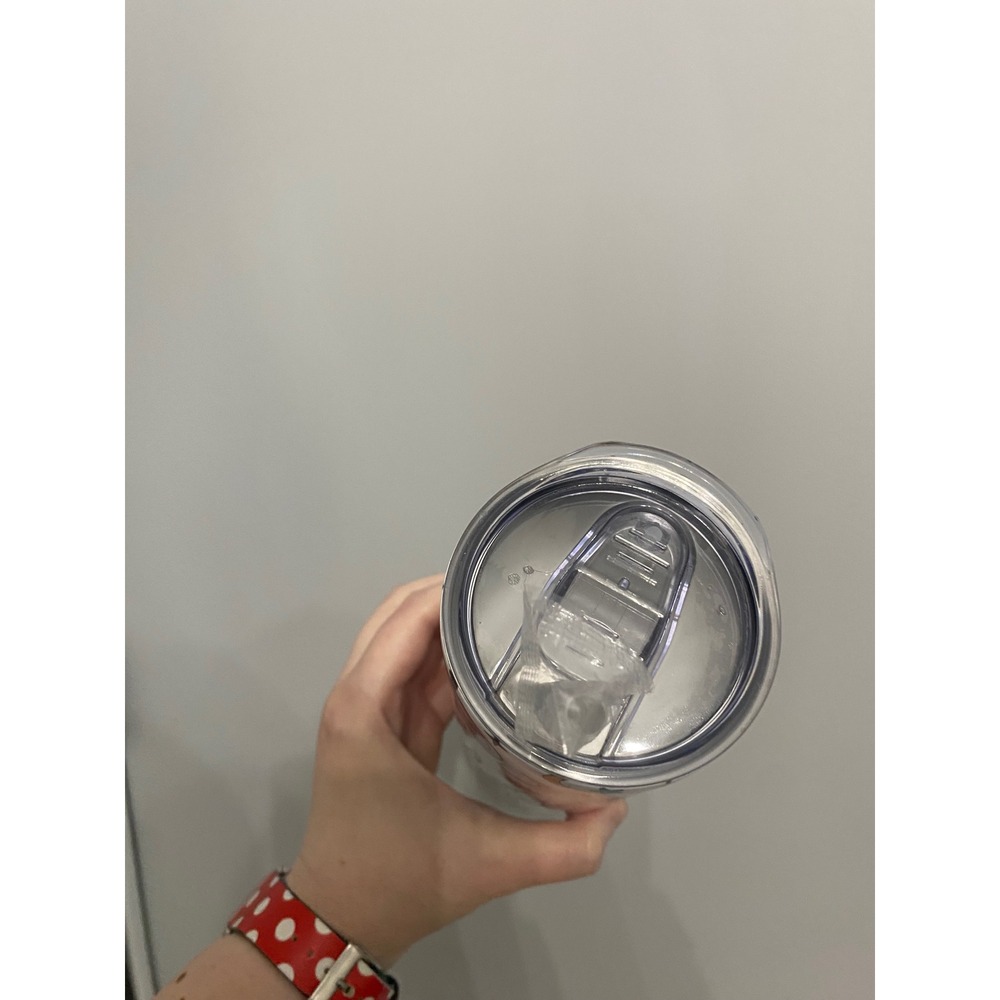 Halloween Tumbler Unisex 20oz White Here For The Boos Retro Groovy Disco Pumpkin - Picture 7 of 8
